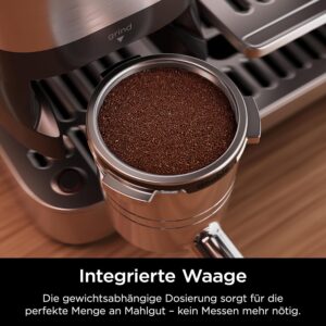 Ninja Luxe Pro 3-in-1-Kaffeemaschine, Silber, ES701EU, einfache Handhabung | mit Mahlwerk und Aufschäumer für Latte, Cappuccino, Cold Brew & Espresso, 5 Voreinstellungen zum Aufschäumen